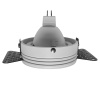 Светильник встраиваемый под отделку MR16 GU10 WHITE | Ø80(80)x27mm