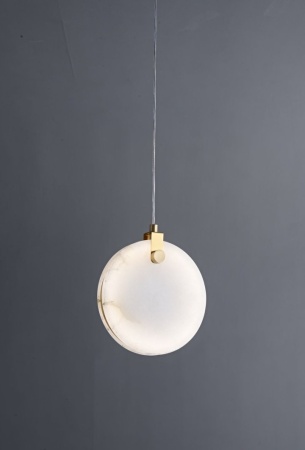 Светильник подвесной Alabaster D170хH200mm LED 8W Латунь