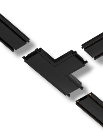 Т- соединитель потолок-потолок для шинопровода H5 Black