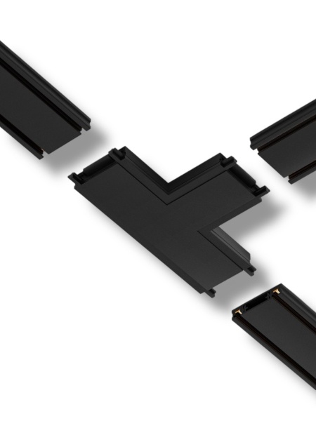 Т- соединитель потолок-потолок для шинопровода H5 Black