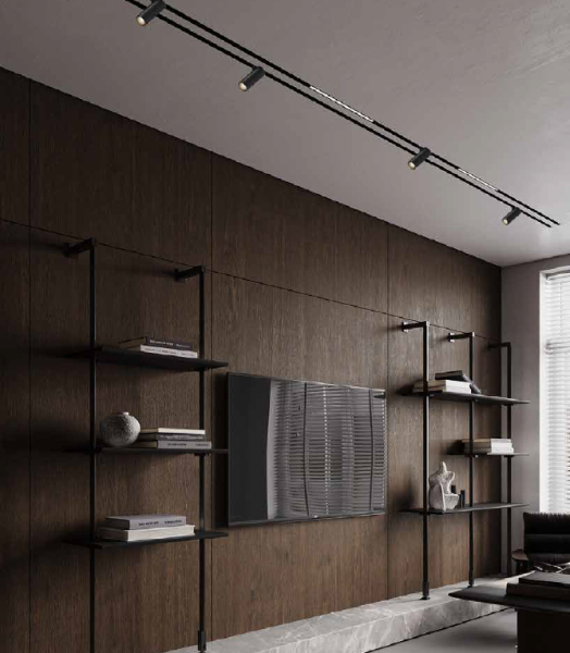 Светильник SPOT MAGNETIC S10 48V 12W 24° CRI90 OSRAM 3000/4000/6000K | Черный корпус D43х110mm