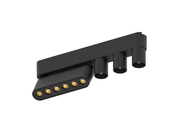 Трековый магнитный св-к LEGO MAGNETIC H4 24V 6Wх2 24° 3000К/4000K/6000К OSRAM |  Black 