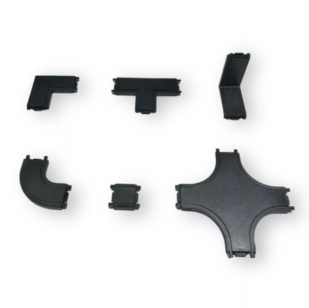 Угловой соединитель потолок-потолок для шинопровода H5 White