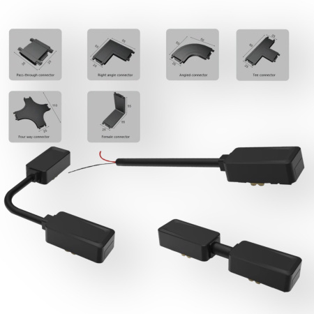 Прямой соединитель для шинопровода H5 Black