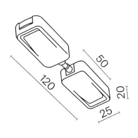 Коннектор для подключения гибкий H5 2TRA White