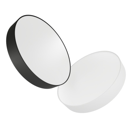 Светильник накладной RONDO 48W Black 3000K | Ø400x60mm 