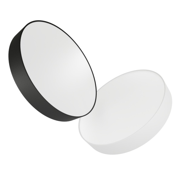 Светильник накладной RONDO 48W Black 4000K | Ø400x60mm 