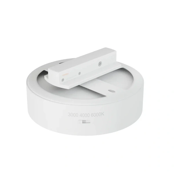 Трековый светильник RONDO 12W D113x30mm 3000К/4000K/6000К 2TRA | Белый корпус