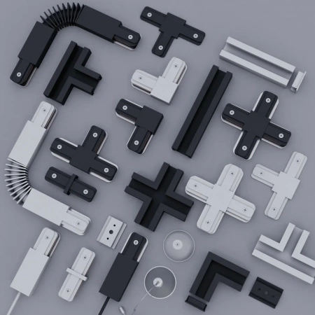 Коннектор гибкий 2TRA Black