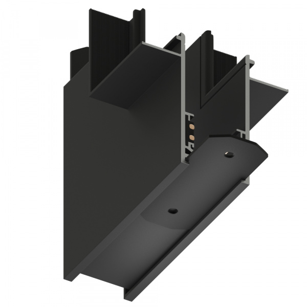 Угловой соединитель потолок-стена для встраиваемого шинопровода S15 | Черный