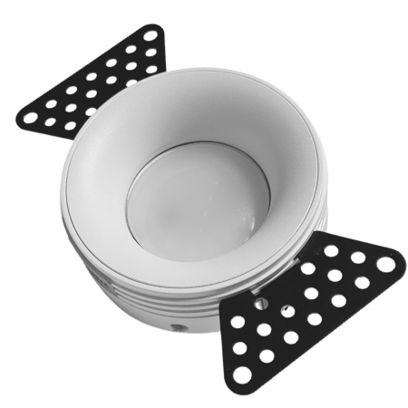 Светильник встраиваемый под отделку MR16 GU10 WHITE | Ø80(80)x27mm