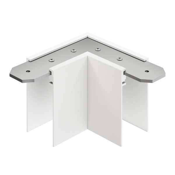 Угловой соединитель потолок-потолок S39 220V 4x контактный White 90x90x75mm EAC19299