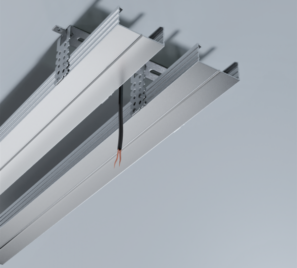 Трековая система серии MAGNETIC S39 220V 4TRA Black 2000х39х76mm